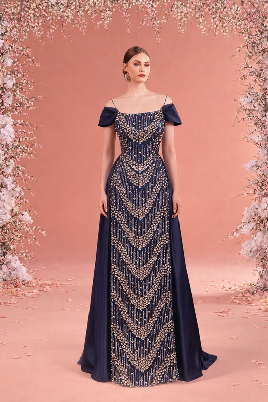 Handcrafted Stunning Embellished Gown