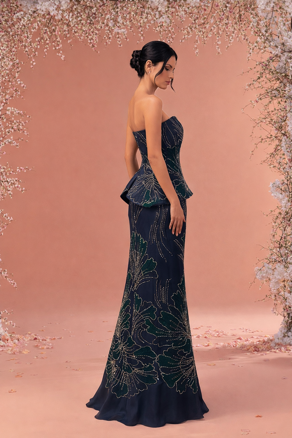 Ethereal Handcrafted Gown - Statement Elegance